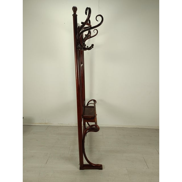 Wood Bistrot Wall Coat Rack from Thonet, 1890s For Sale - Image 7 of 18