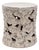 Chinese Milky White Cloud Garden Stool, C. 1900 For Sale