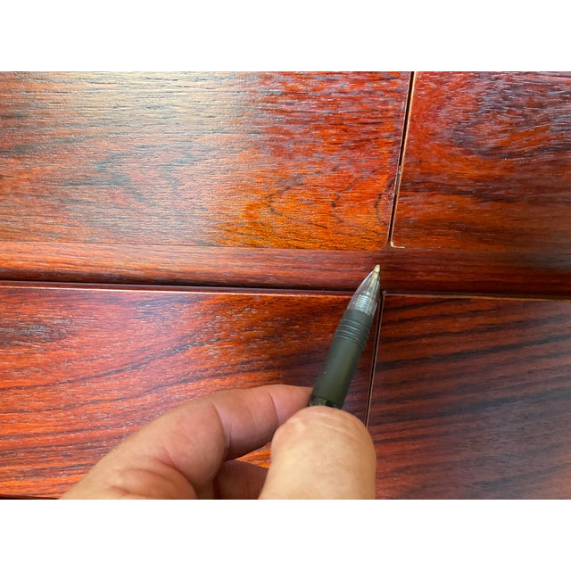 Arne Wahl Iversen for Vinde Mobelfabrik Mid Century Rosewood Dresser For Sale - Image 6 of 18