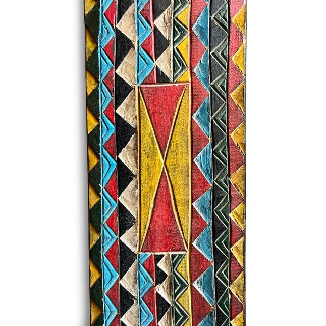 Mid 20th Century Pair of Vintage Amhara Painted Panels For Sale - Image 5 of 5