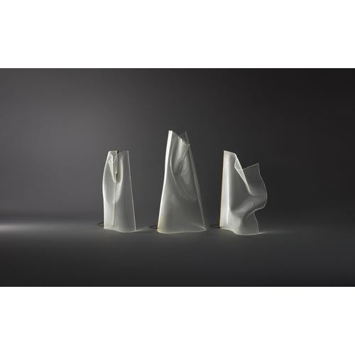 Gweilo Qin Pe Floor Lamp in Silver Adonised from Partisans, 2016 For Sale - Image 3 of 4