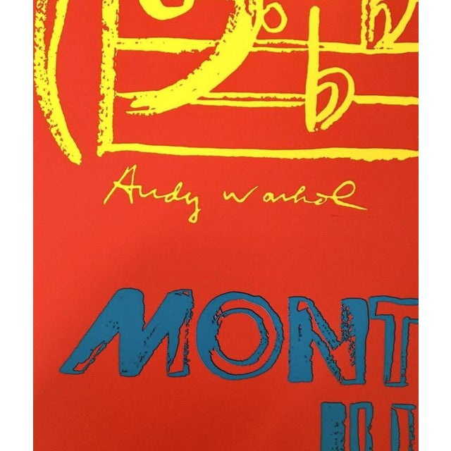 Montreux Jazz Festival Serigraph Poster after Keith Haring and Andy Warhol, 1986 For Sale - Image 4 of 7