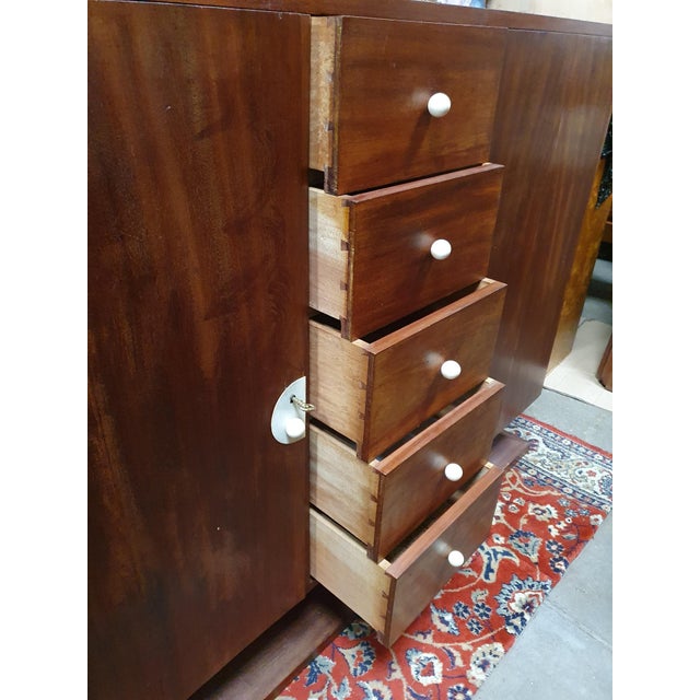 Brown Art Deco Buffet in Rosewood, 1930 For Sale - Image 8 of 14