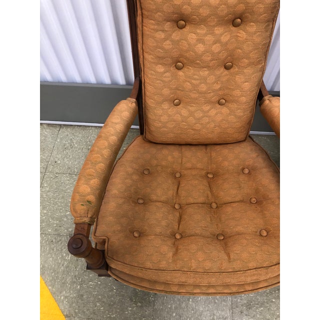 1960s Morganton (Drexel) "Barcelona" Mid-Century High-Back Lounge Chairs - A Pair For Sale - Image 6 of 16
