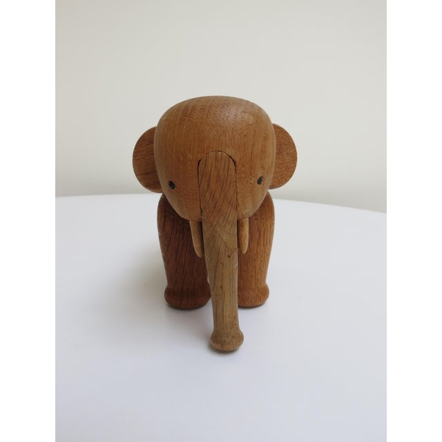 Vintage Danish Beech, Oak and Teak Monkey, Elephant and Bear Figurines by Kay Bojesen, 1960, Set of 3 For Sale - Image 4 of 18
