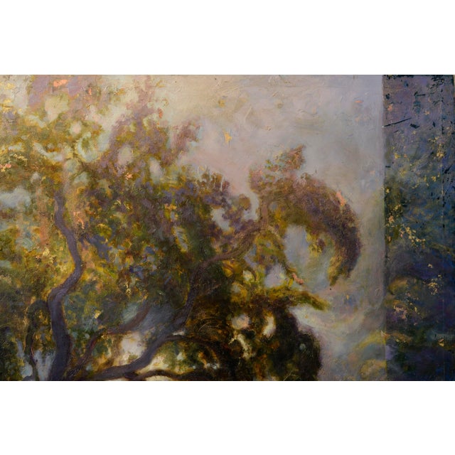 Wood Golden Tree Landscape For Sale - Image 7 of 8