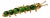 Late 20th Century 14K Yellow Gold Cabochon Peridot Caterpillar Brooch Pin For Sale