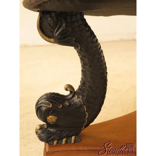 1970s Round Neo Classical Serpent Leg Bench - Ottoman For Sale - Image 5 of 10