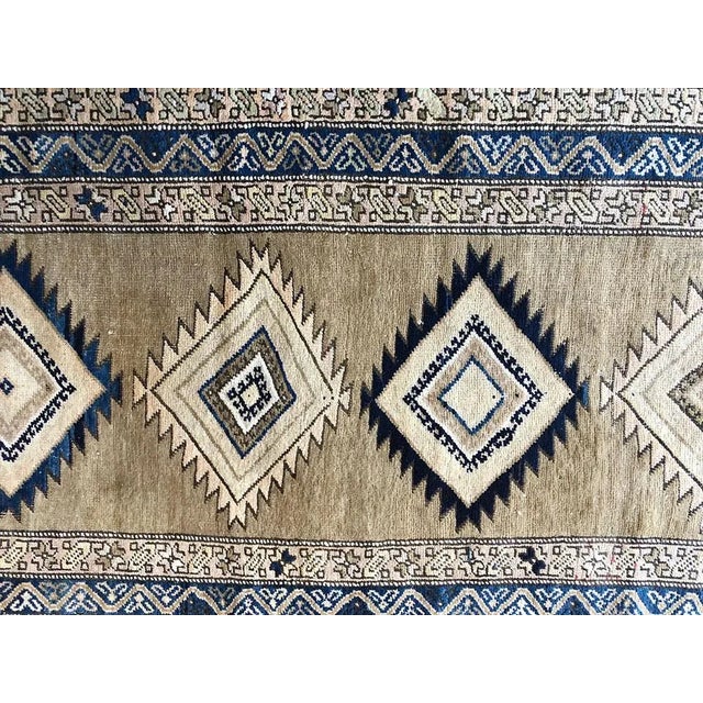 1920s Antique Camel Hair Heriz Runner For Sale - Image 5 of 8