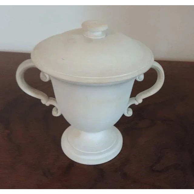 Ceramic 1820 Wedgwood Biscuit Porcelain Urn Shape Lemonade Cup For Sale - Image 7 of 11
