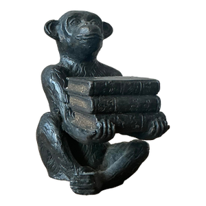 Vintage Boho Metal Monkey