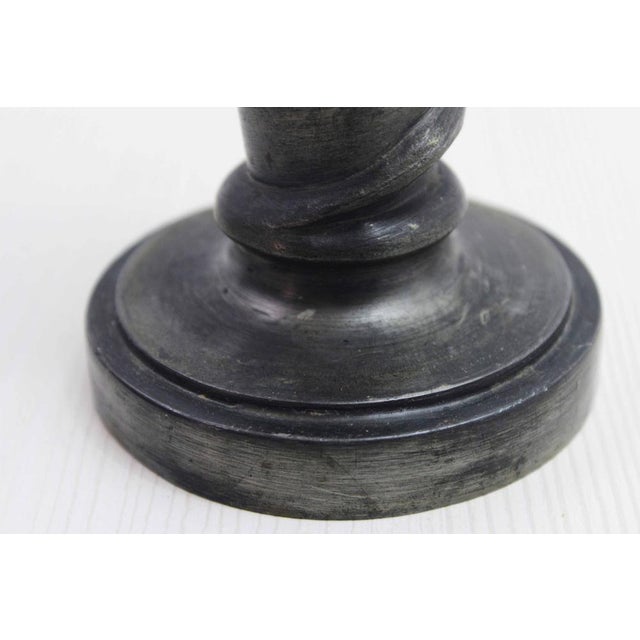 Art Nouveau Style Pewter Snake Candleholder by J. Buchs, 1890s For Sale - Image 9 of 11