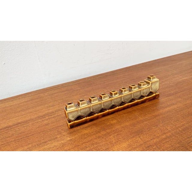 Mid-Century German Studio Pottery Brutalist Candleholder, 1960s For Sale - Image 6 of 18