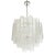 Restored Mid Century Modern Venini Tronchi Glass Pendant Light For Sale