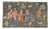 French Aubusson Style Screen Printed Hand Tapestry, 1960s For Sale