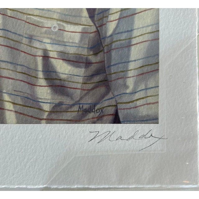 Pink 1970s Jeannie Maddox Jack Nicklaus, Arnold Palmer Golf Painting Giclee "The Fan #3" For Sale - Image 8 of 9