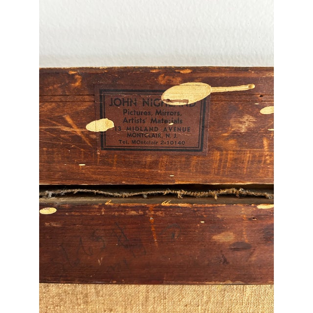 Antique Impressionist Oil Painting of Farm Plantation by Grace Edwards For Sale - Image 12 of 12