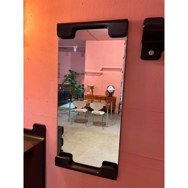 Vintage Space Age Wardrobe with Mirror and Chest of Drawers Set by Ernest Igl for Schönbuch, Set of 6 For Sale - Image 9 of 17