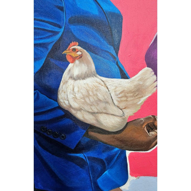 Aro Meta, by Barnabas Macaulay (2026) Acrylic on Canvas, 21st Century, Contemporary Art, Africa, Figurative, Sureealism, 2026 For Sale - Image 4 of 7