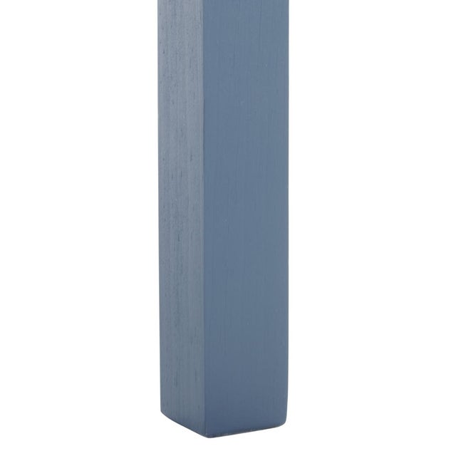 Early 21st Century Litith Square Wave Accent Table in Blue For Sale - Image 5 of 8