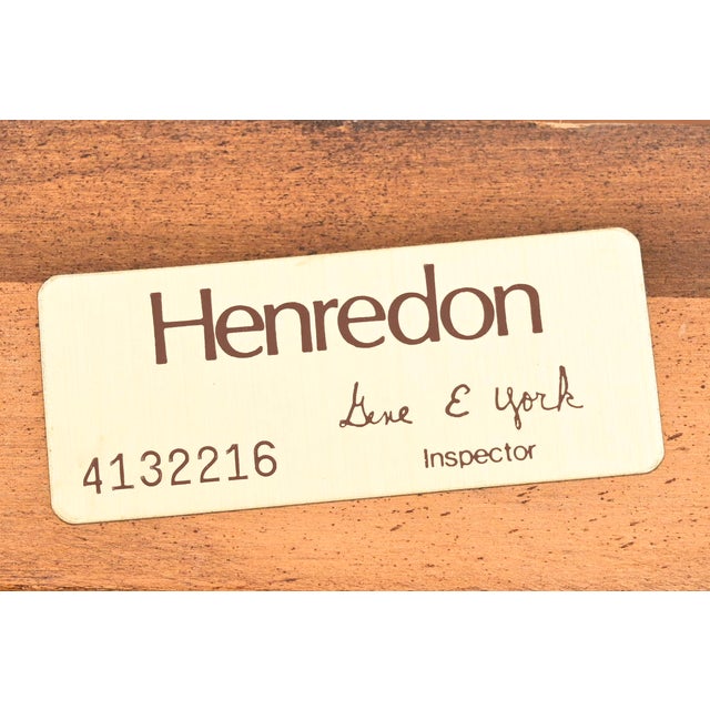 Brown Henredon Hollywood Regency Chinoiserie Mahogany Coffee Table or Cocktail Table, Circa 1970s For Sale - Image 8 of 9