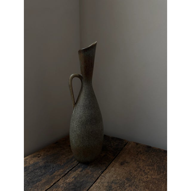 Large midcentury vas manufactured at Rörstrand and maker/designer Carl Harry Stålhane.Very unique glazing. Made in Sweden...