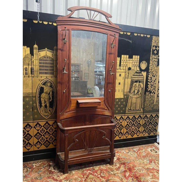Art Nouveau Cloakroom / Coat Rack For Sale - Image 6 of 6