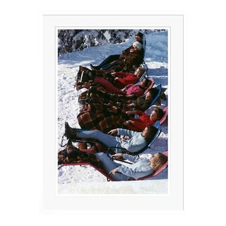 Winter Suntans 1961 by Slim Aarons Framed C-Print For Sale