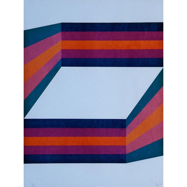 Perspective II - Original Lithograph by Renato Livi - 1971 1971 For Sale