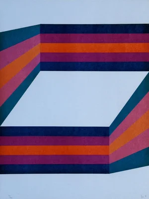 Perspective II - Original Lithograph by Renato Livi - 1971 1971