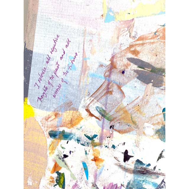 Peach "Kind and Gentle" 2021 Original Painting by Jessalin Beutler For Sale - Image 8 of 9