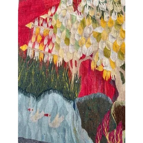 Vintage Egyptian Tapestry, 1950s For Sale - Image 12 of 18