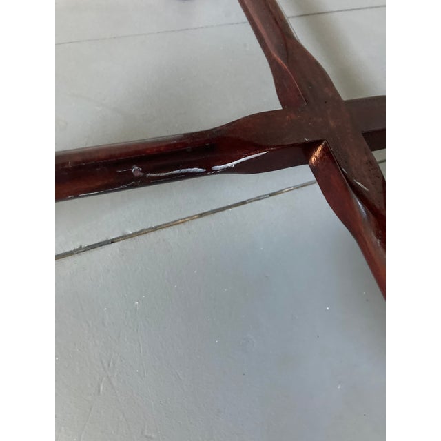 1950s Chinese Export Mother of Pearl Inlay Corner Chair For Sale - Image 11 of 13