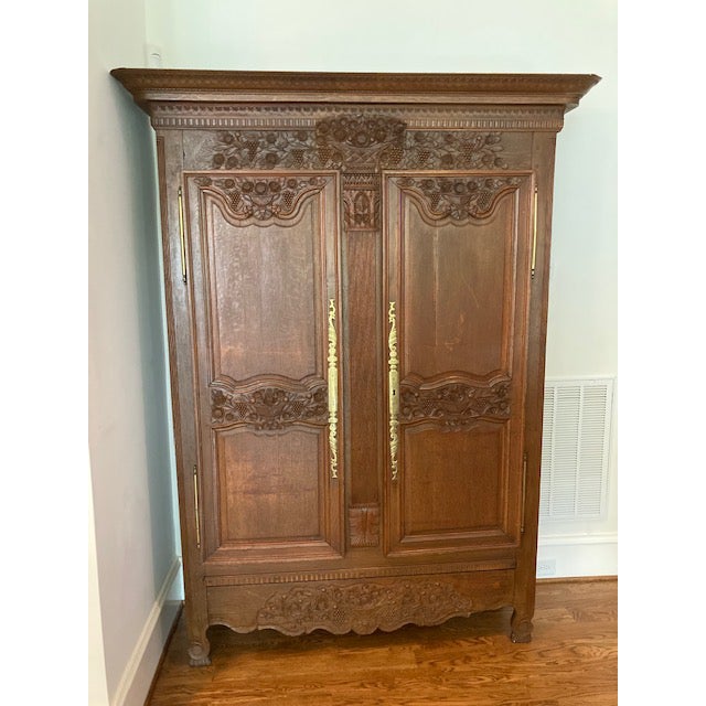 1800's French Provincial Armoire For Sale - Image 9 of 9
