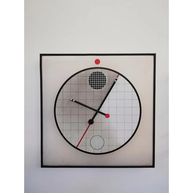 Large Postmodern Morphos Clock by Kurt B. Del Banco for Acerbis For Sale - Image 10 of 10