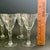 Vintage Etched Cordial Glasses – Set of 5 | Elegant Stemware With Floral Etched Design For Sale - Image 4 of 8