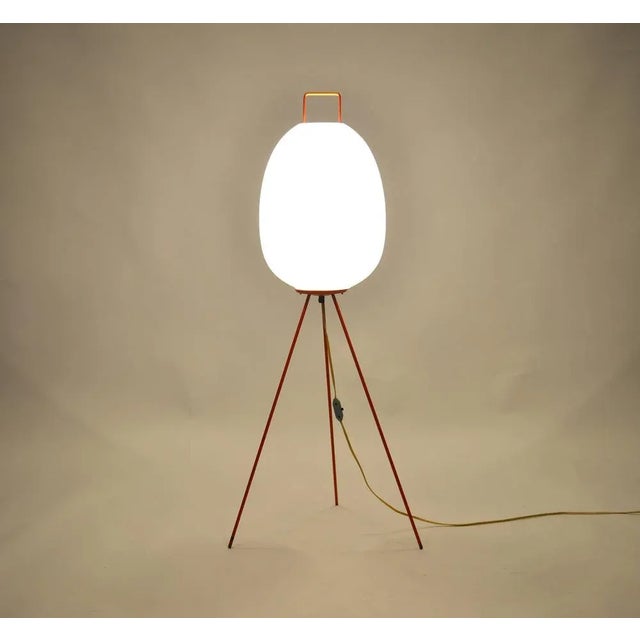 Mid-Century Modern Space Age Egg Floor Lamp by Josef Hůrka for Napako, 1960s For Sale - Image 3 of 9