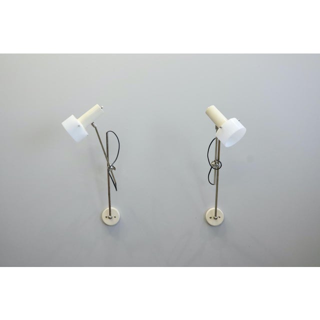 Mid-Century Modern Model 213 Wall Lamps by Gino Sarfatti for Arteluce, 1956, Set of 2 For Sale - Image 3 of 18