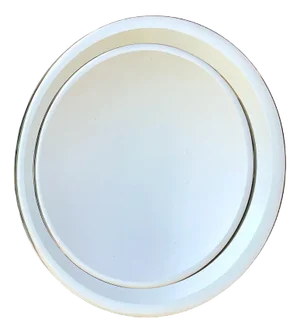 Vintage Round Mirror, 1970s