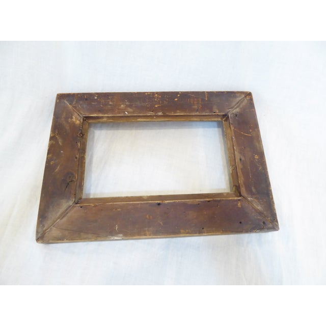 This 19th century French frame for a painting measures 12.75" x 18", the inner rabet for installing a painting, measures...