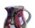 Pink Mid Century Modern Pitcher Carafe Vintage Ceramic Large Studio Pottery Drip Glaze Stoneware For Sale - Image 8 of 12