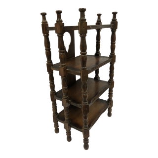 Antique Arts & Crafts Spindle Book Shelves For Sale