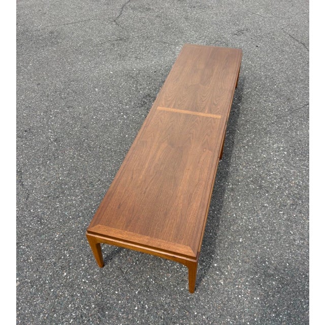 Brown Fully-Refinished Mid Century Lane Rhythm Xl Coffee Table For Sale - Image 8 of 9