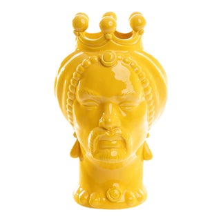 Sicilian Yellow Head Small, Schittone Modern Moro For Sale