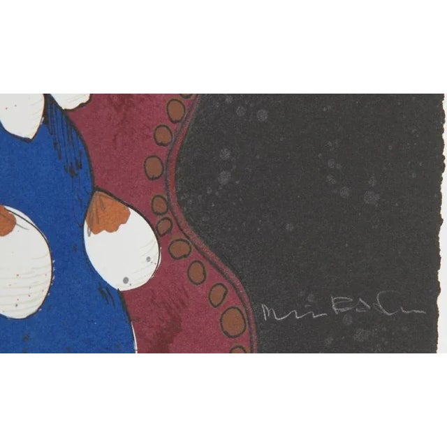 Artist: Kevin Red Star, American (1942 - ) Title: Crow Husband and Wife Year: Circa 1980 Medium: Serigraph, signed and...