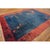 Blue Open Field Antique 1920s Walter Nichols Wool Chinese Art Deco Carpet Rug For Sale - Image 4 of 10