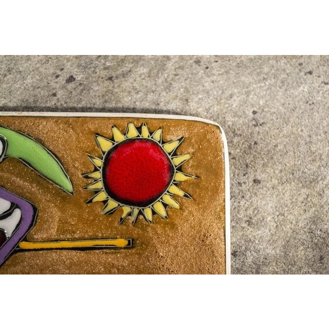 Ceramic Bassiorita by Bruno Ugo for Hugo R.S.M. Republic of S. Marino, 1960s For Sale - Image 4 of 7