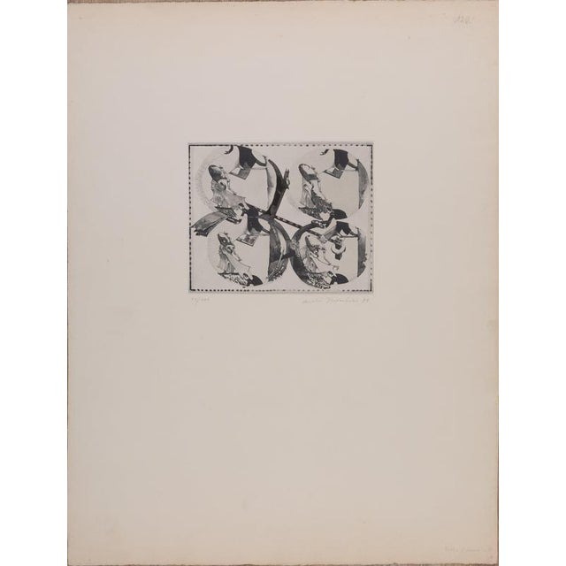Andre Thomkins, Quadroculiste, Etching For Sale - Image 5 of 5