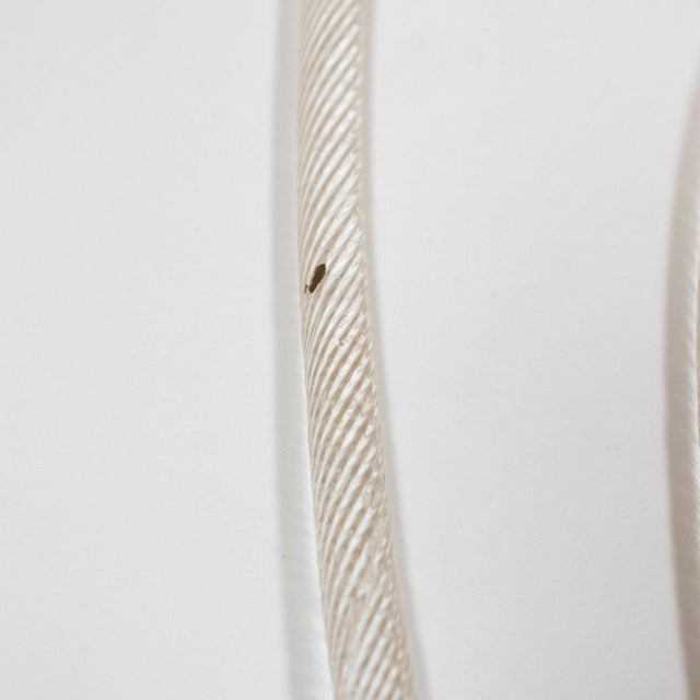 1950s Vintage Traditional Floral Three-Arm 24k Gold Infused Murano Glass Chandelier For Sale - Image 5 of 12