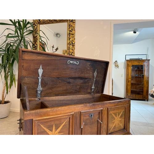 Baroque Chest in Iron and Hardwood For Sale - Image 6 of 18